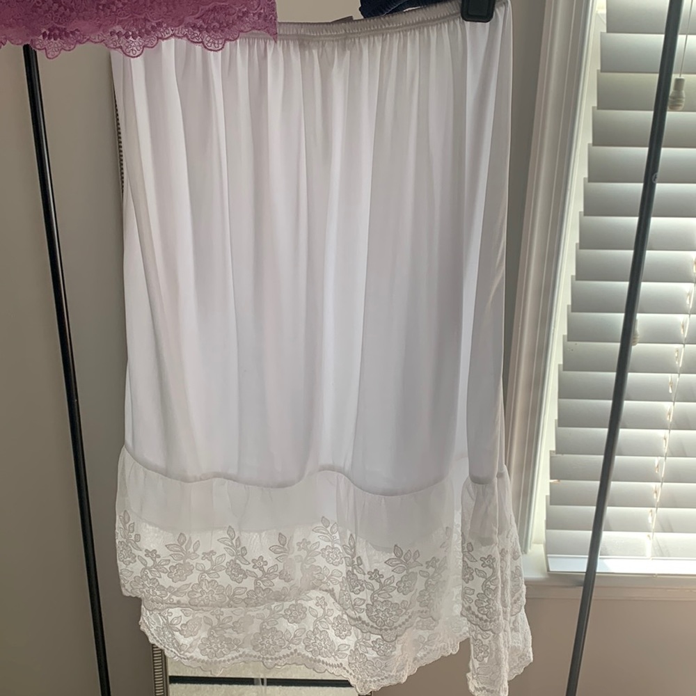 New White Slip Extender - no tags